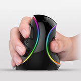 Ergonomic Vertical Gaming Mouse – Wired and Wireless for PC