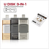 3-in-1 OTG USB Flash Disk for Computer and Mobile