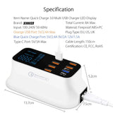 Quick Charge 3.0 Smart USB Charging Station – Fast Charging Hub