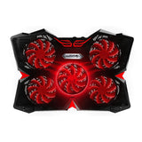 5 LED Fans Laptop Cooler Cooling Pad – Quiet & Efficient